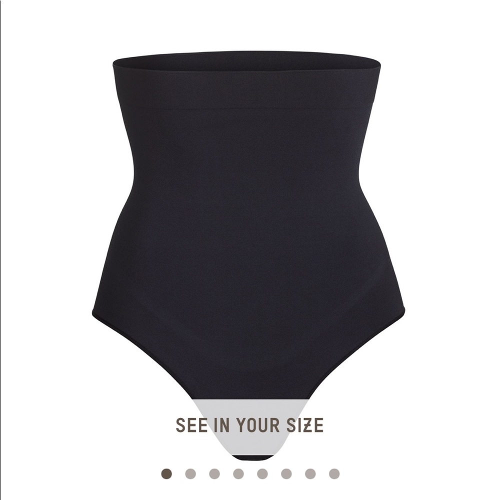 High waisted bonded thong